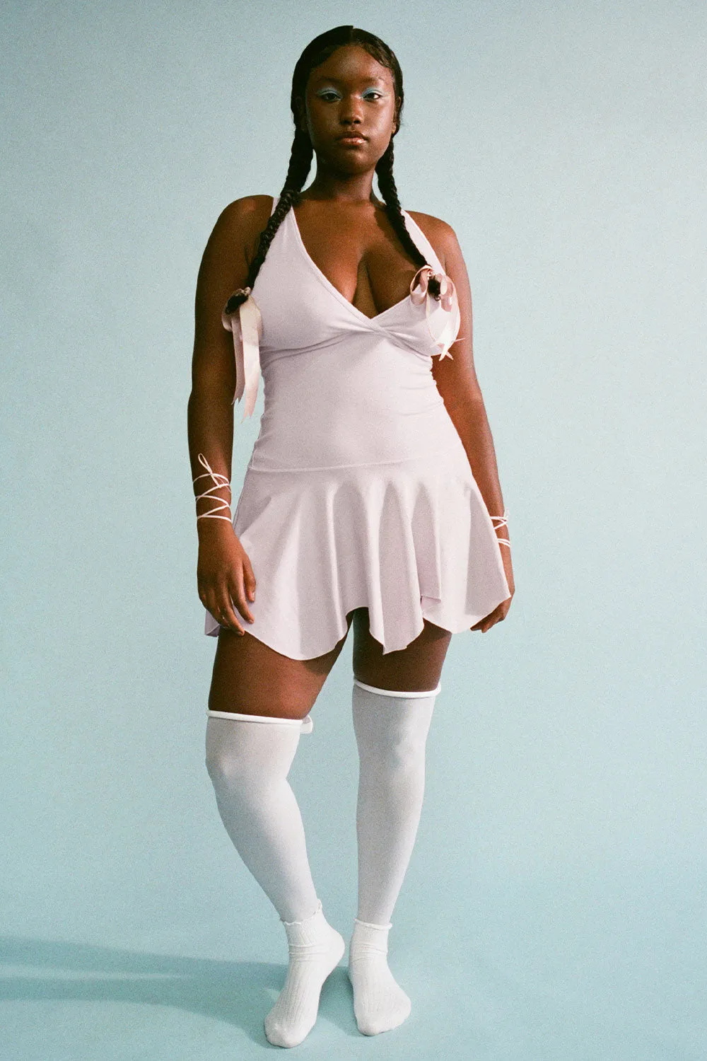 Pirouette Racerback Dress - Icy Pink sold by Frankie's Bikinis product image thumbnail 4