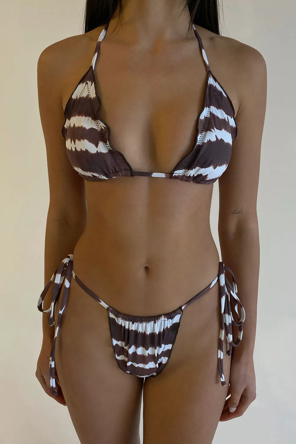 Tidal Skimpy Tie Dye Bikini Bottom - Taro Tie Dye sold by Frankie's Bikinis product image thumbnail 3