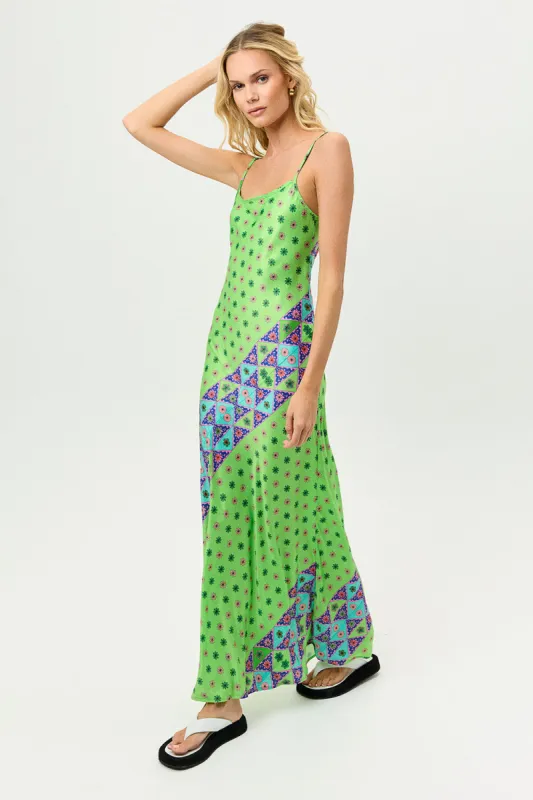 Isabel Satin Floral Dress - Versailles sold by Frankie's Bikinis