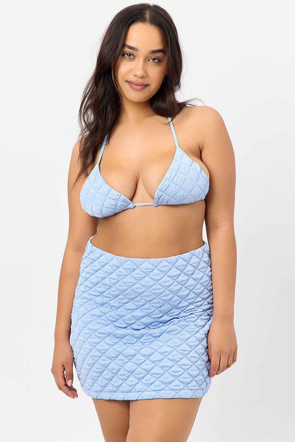 Windward Mini Skirt - Baby Blue - Extended sold by Frankie's Bikinis product image thumbnail 3