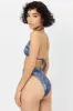 Anne Full Coverage Bikini Bottom - Blue Jean sold by Frankie's Bikinis