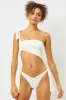 Bella Cheeky Bikini Bottom - White sold by Frankie's Bikinis