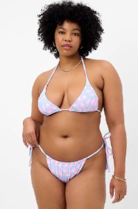 Tia Terry String Bikini Bottom - Daisy Dream - Extended sold by Frankie's Bikinis