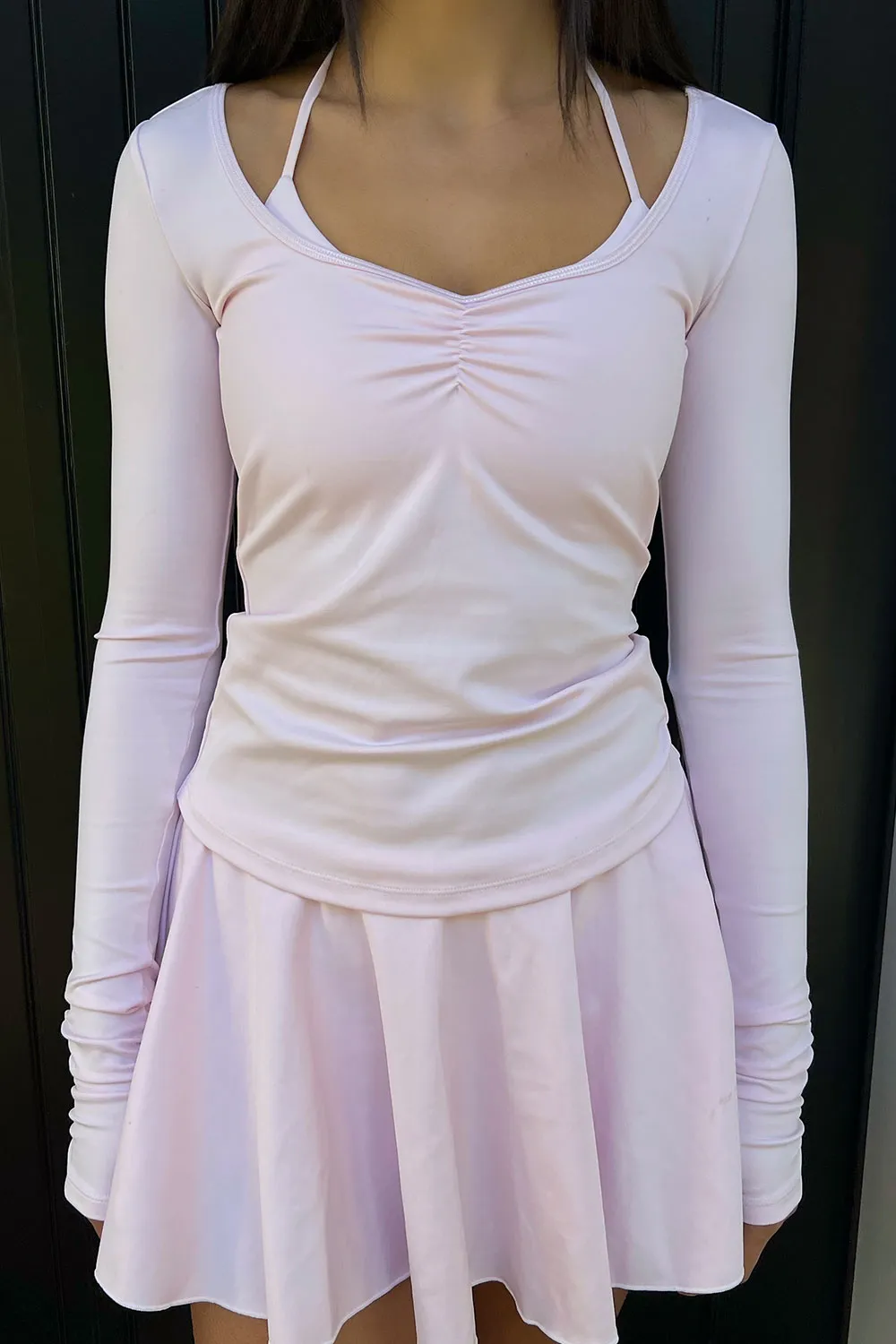 Odette Long Sleeve Top - Icy Pink sold by Frankie's Bikinis