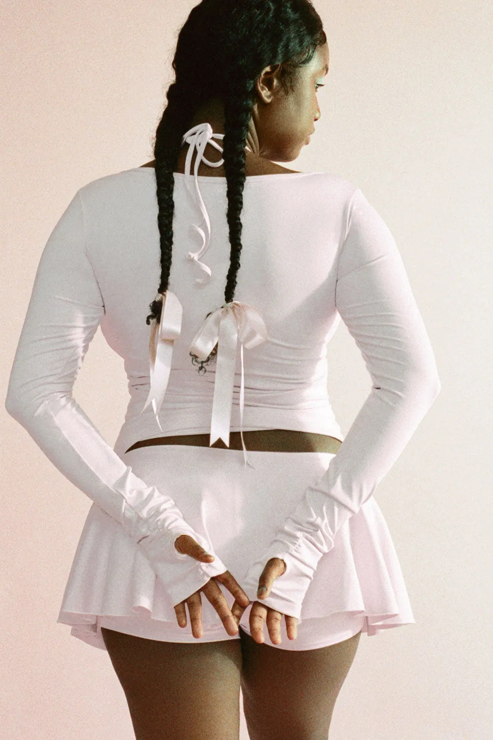 Odette Long Sleeve Top - Icy Pink sold by Frankie's Bikinis product image thumbnail 2