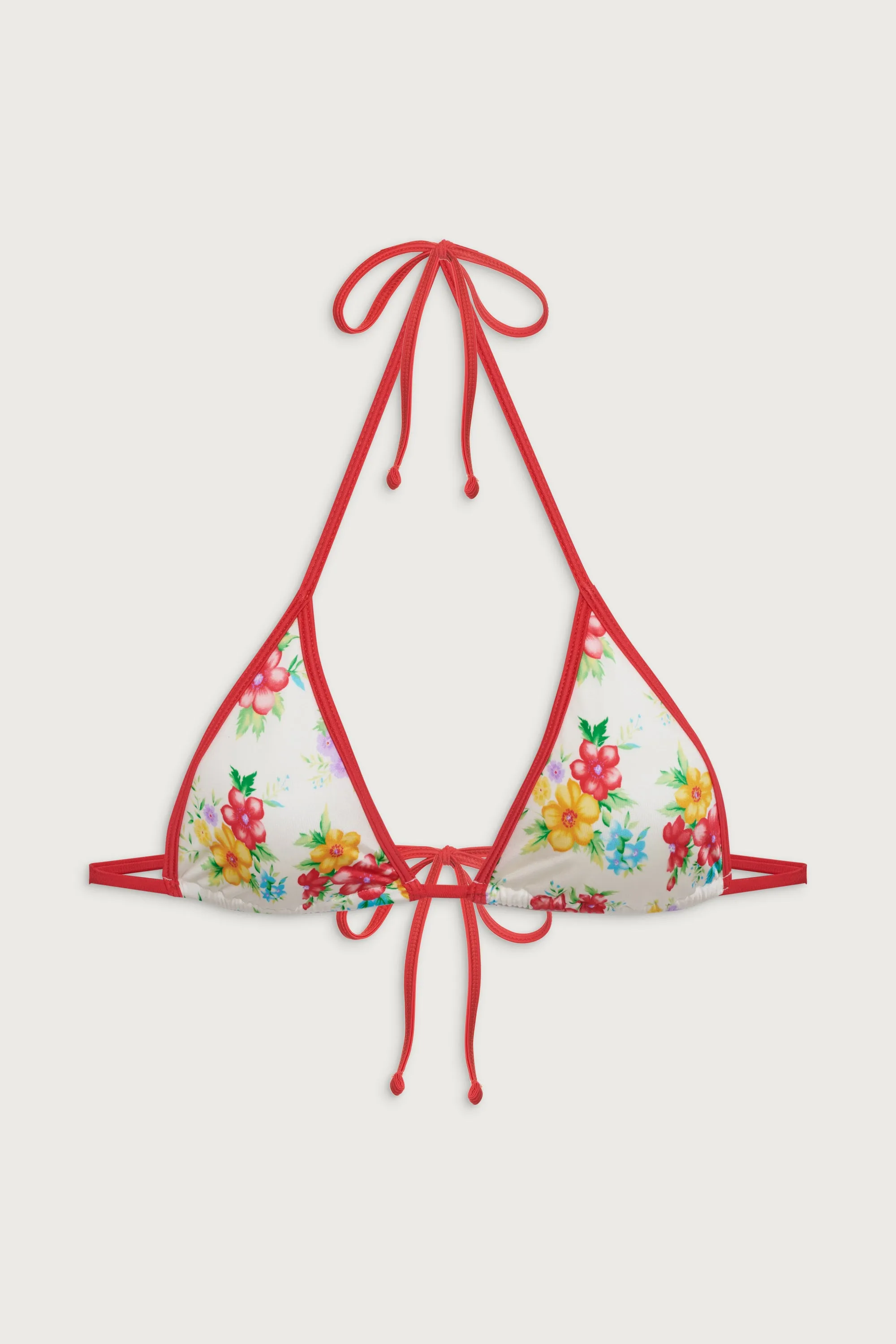 Nick Shine Triangle Bikini Top - Sweet Hibiscus sold by Frankie's Bikinis product image thumbnail 2