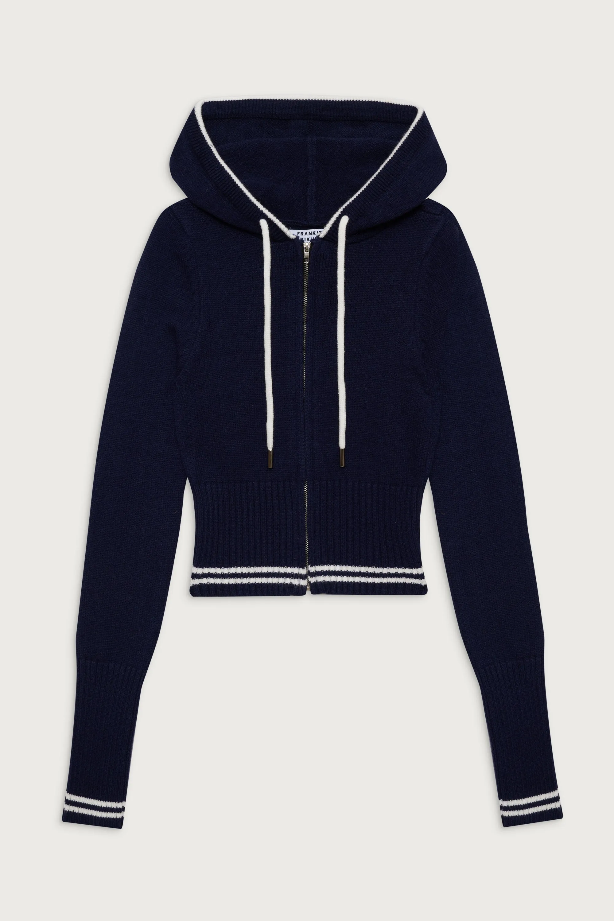 Aimee Cloud Knit Zip Up Hoodie - Starlight sold by Frankie's Bikinis product image thumbnail 2