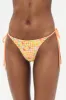 Divine Floral Skimpy Bikini Bottom - Marigold Gingham sold by Frankie's Bikinis
