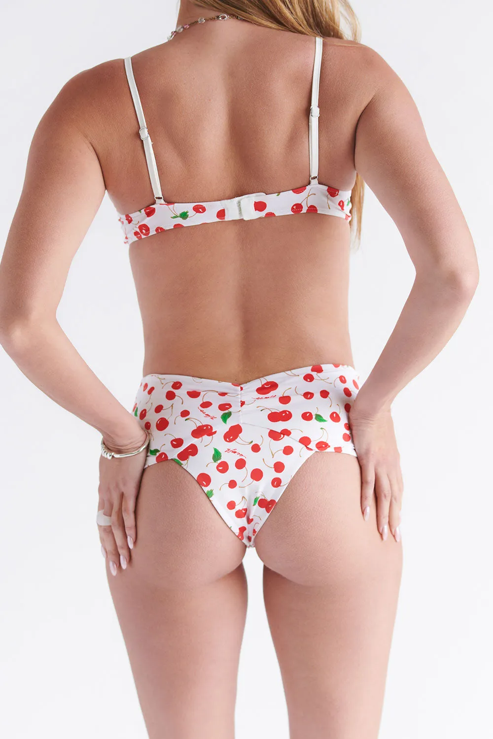 x SYDNEY SWEENEY Missy Cheeky Bikini Bottom - Cherry Bomb sold by Frankie's Bikinis product image thumbnail 4