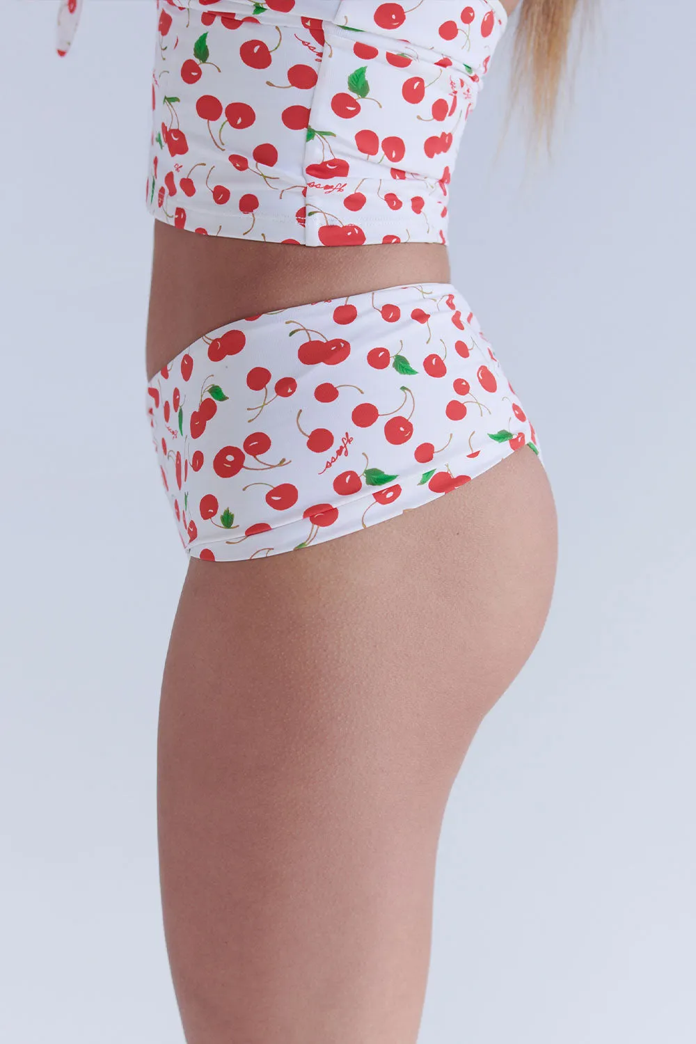x SYDNEY SWEENEY Missy Cheeky Bikini Bottom - Cherry Bomb sold by Frankie's Bikinis product image thumbnail 5