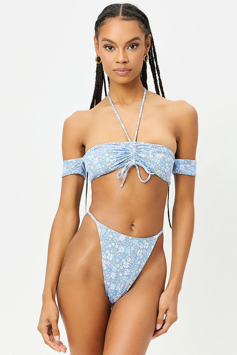 Jagger Thong Bikini Bottom - Springtime sold by Frankie's Bikinis product image thumbnail 4