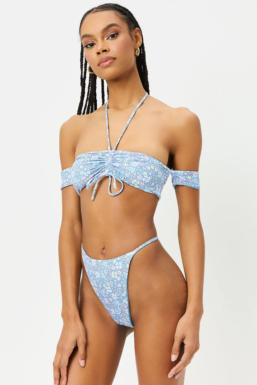 Jagger Thong Bikini Bottom - Springtime sold by Frankie's Bikinis product image thumbnail 2