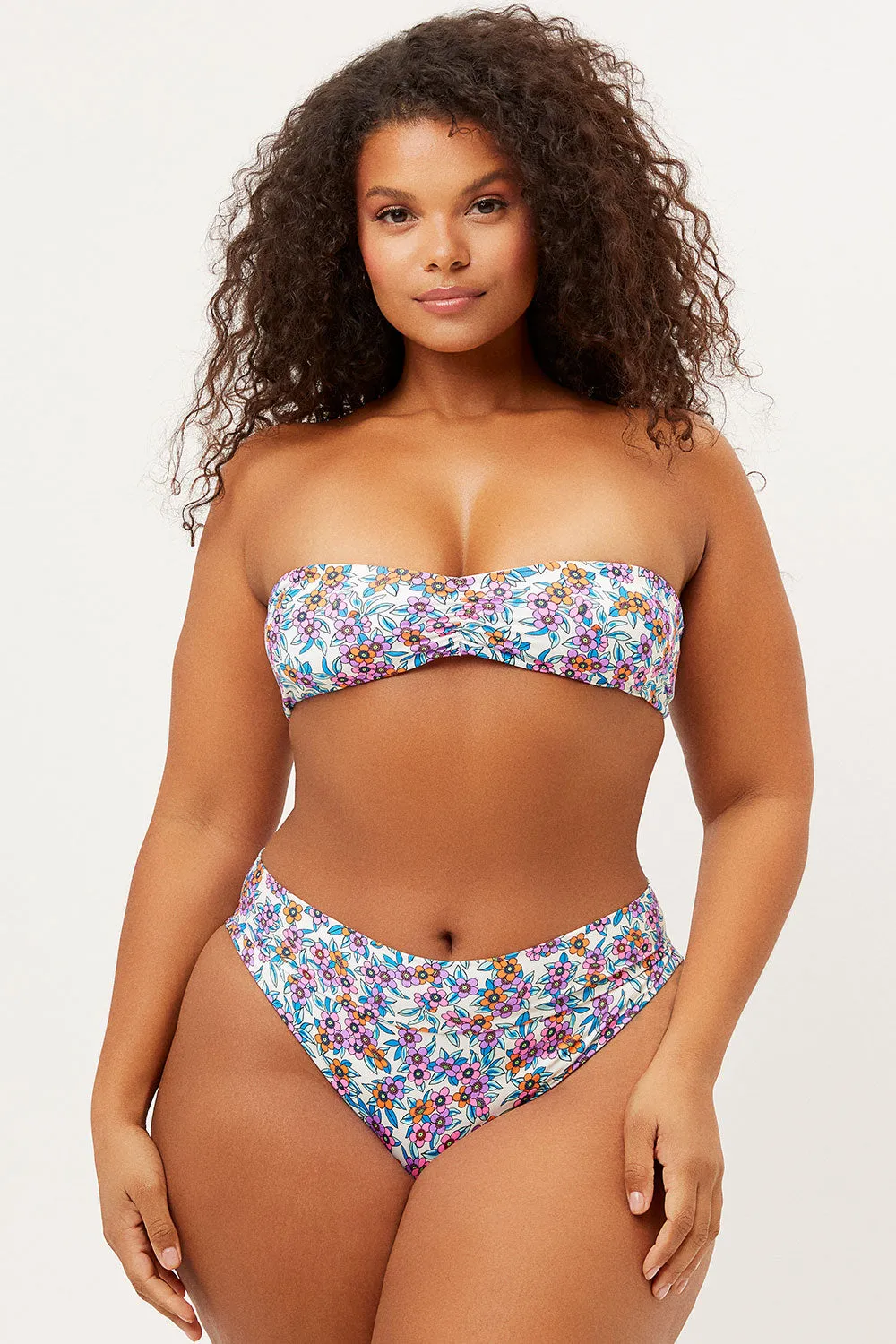 Gavin Floral Cheeky Bikini Bottom - Flower Farm sold by Frankie's Bikinis product image thumbnail 3