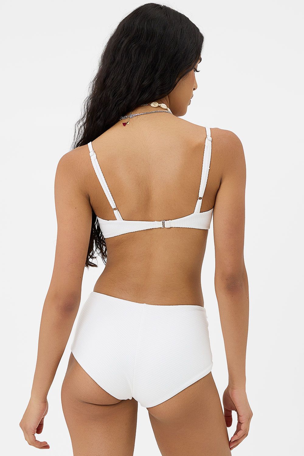 x GIGI HADID Lisa Waffle Full Coverage Bikini Bottom - Dandelion sold by Frankie's Bikinis product image thumbnail 2