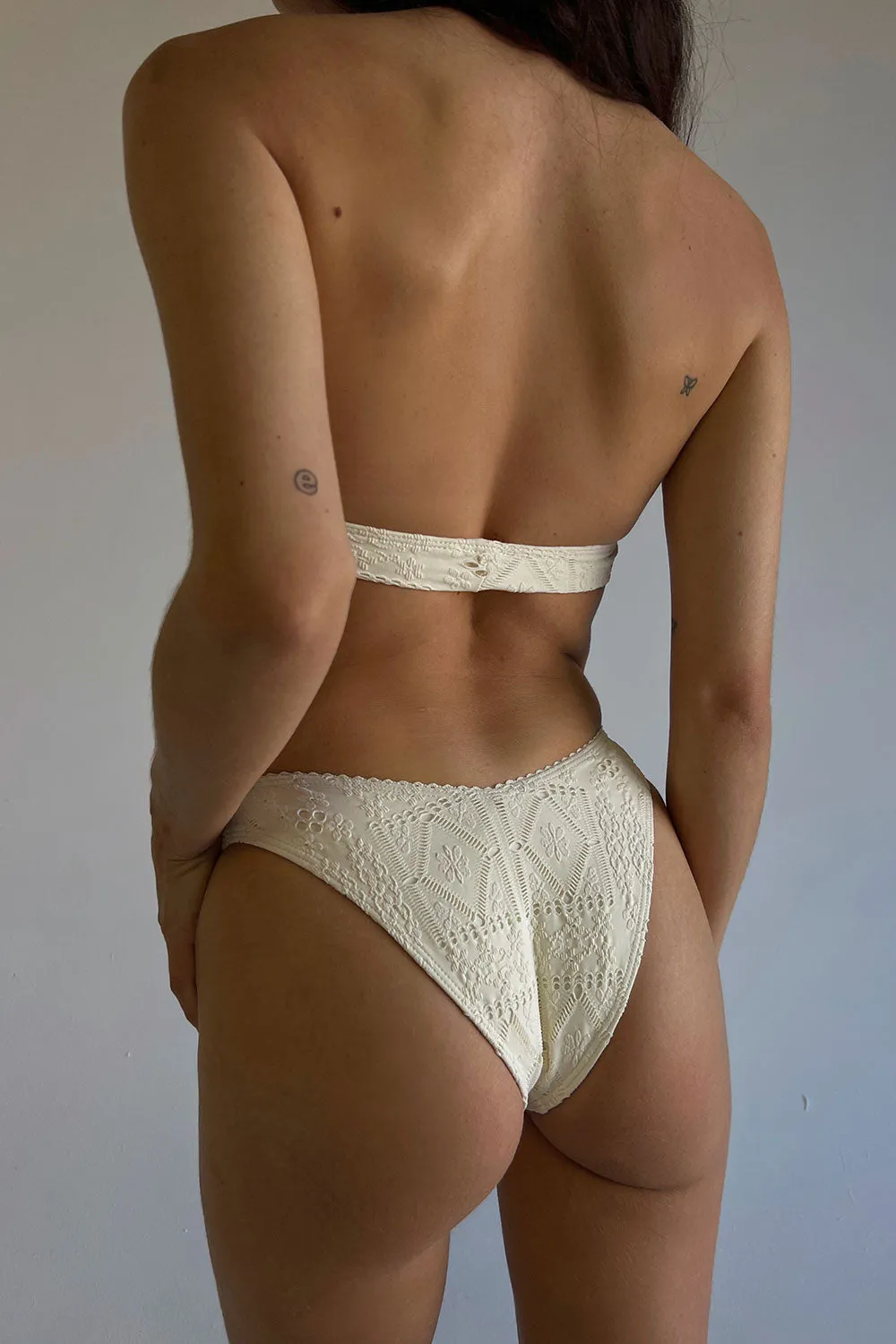 Enzo Cheeky Bikini Bottom - Angel Dust sold by Frankie's Bikinis