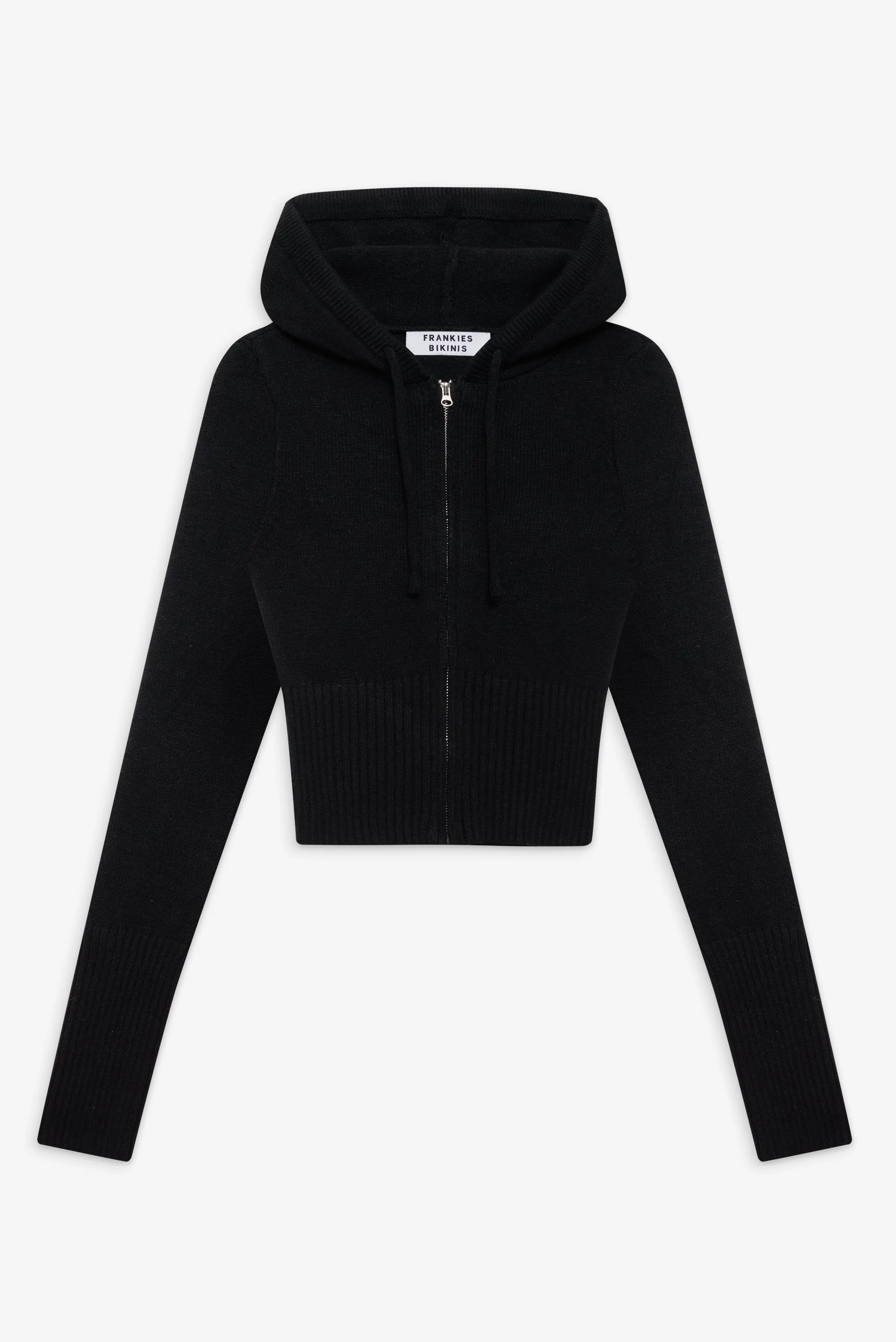 Aimee Zip Up Hoodie - Black sold by Frankie's Bikinis product image thumbnail 3
