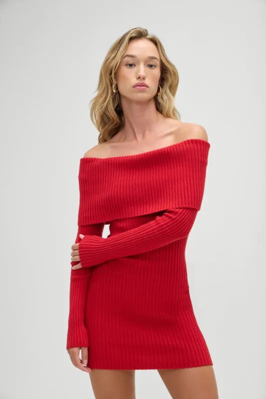 Midnight Knit Dress - Heartstrings sold by Frankie's Bikinis