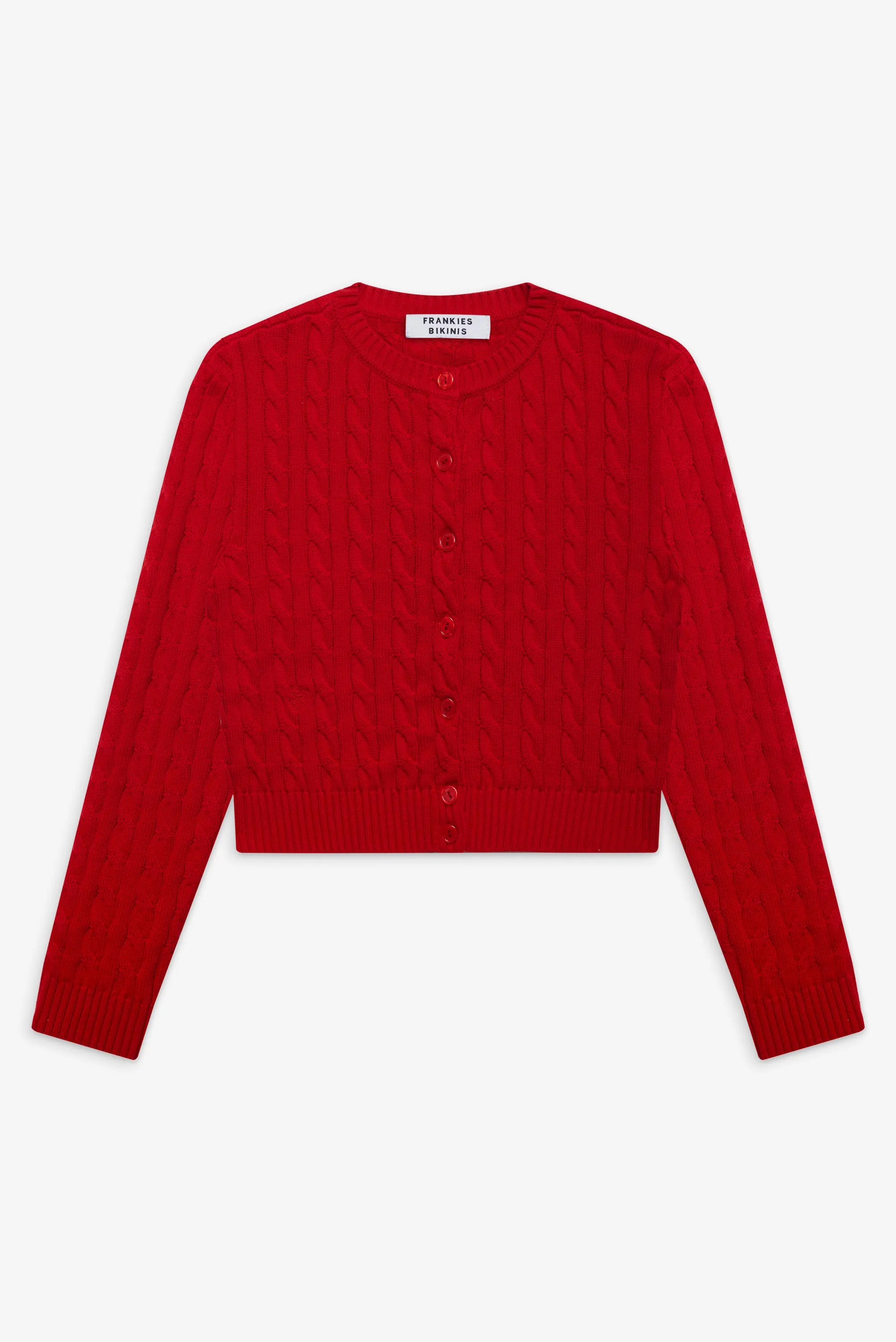 Dudley Cable Knit Cardigan - Heartstrings sold by Frankie's Bikinis product image thumbnail 3