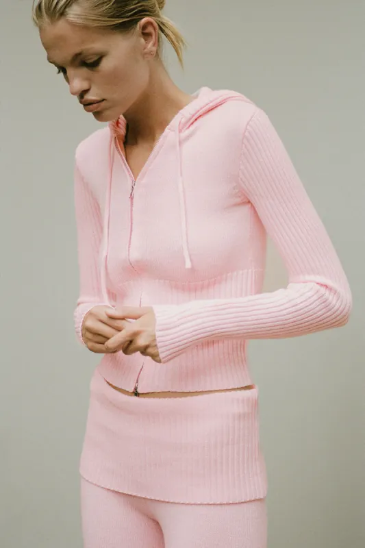 Heritage Zip Up Hoodie - Cozy Pink sold by Frankie's Bikinis