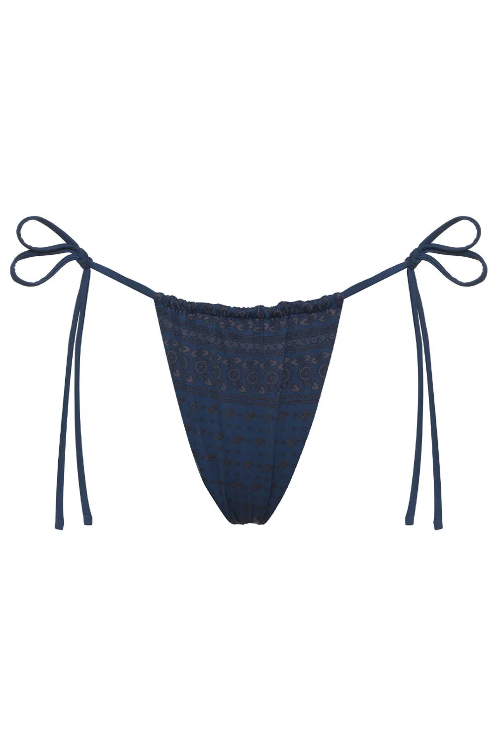 Tia String Bikini Bottom - Indigo Dusk sold by Frankie's Bikinis product image thumbnail 5
