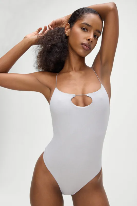 Rutherford Cheeky One Piece Swimsuit - Heather Grey sold by Frankie's Bikinis