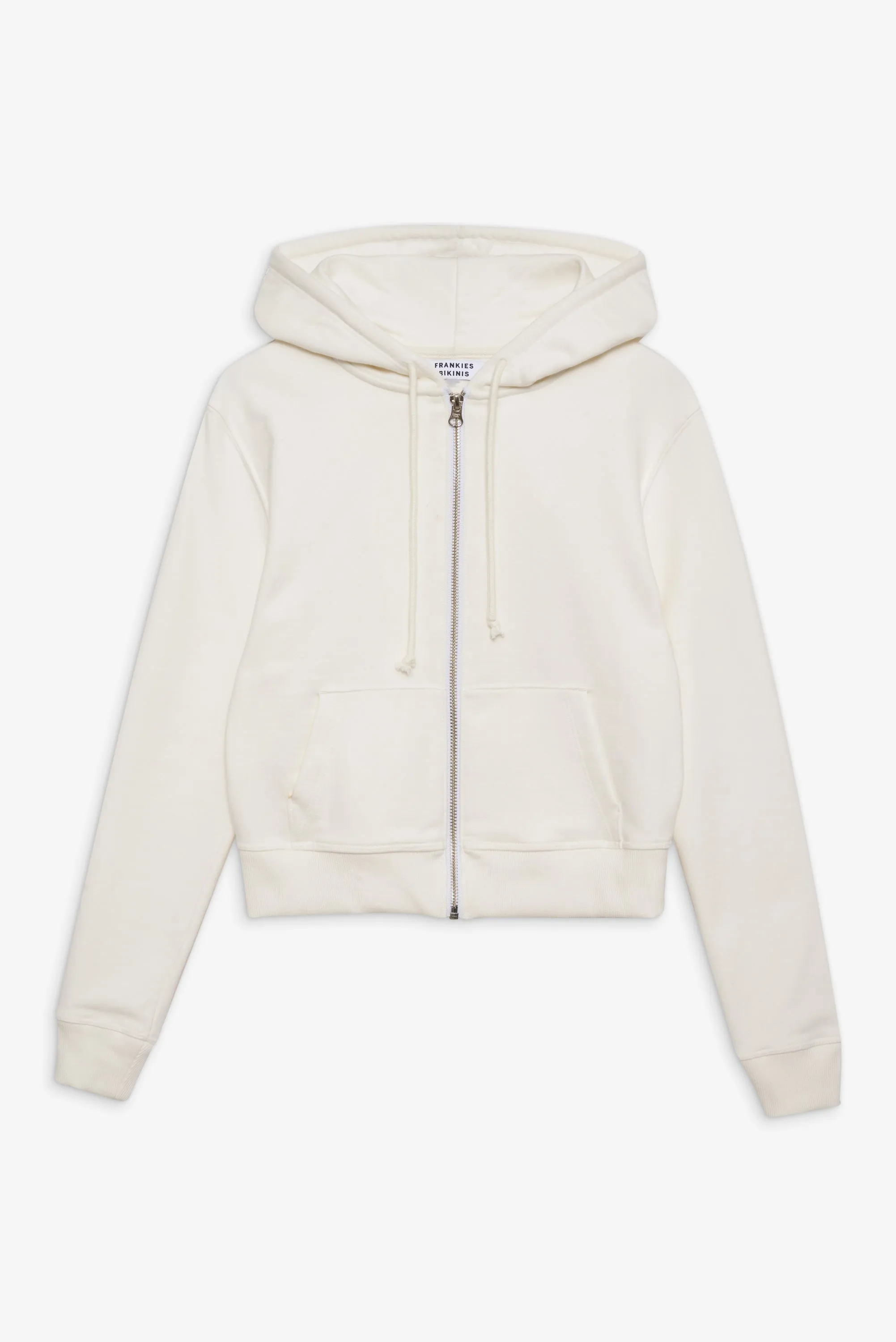 Fall Zip Up Hoodie - White sold by Frankie's Bikinis product image thumbnail 4