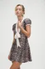 Manhattan Button Up Mini Dress - Cheetah sold by Frankie's Bikinis
