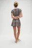 Manhattan Button Up Mini Dress - Cheetah sold by Frankie's Bikinis
