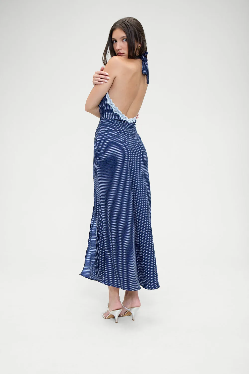Madeleine Polka Dot Maxi Dress - Dotty sold by Frankie's Bikinis product image thumbnail 2
