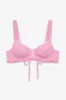Jane Underwire Bikini Top - Pink Stripe sold by Frankie's Bikinis