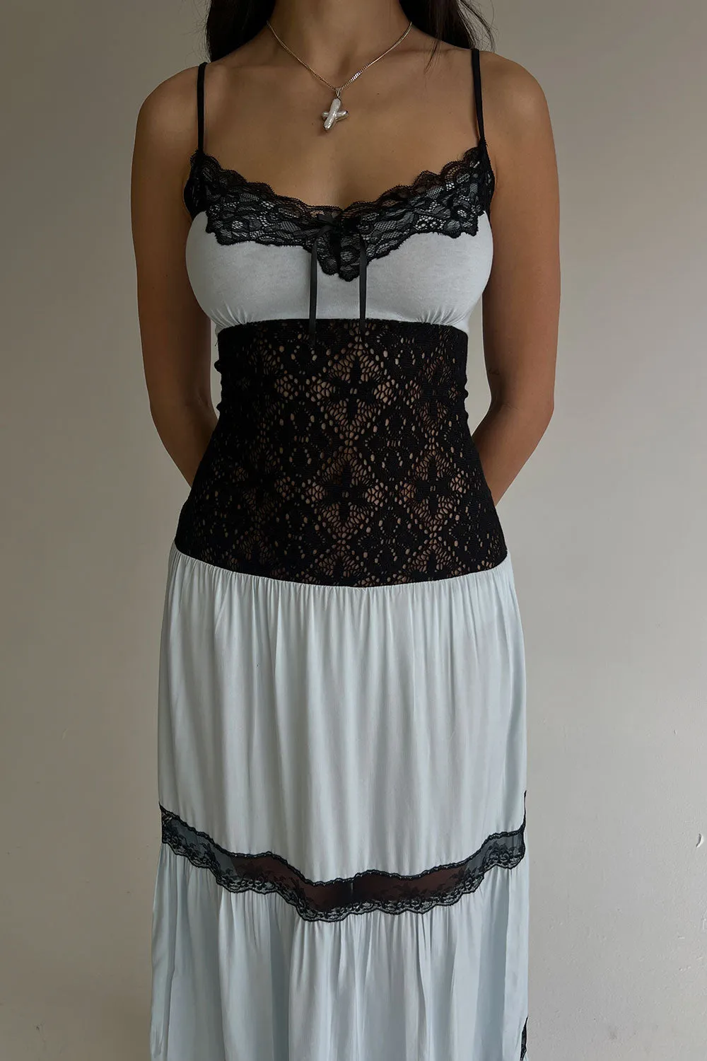 Vineyard Crochet Maxi Dress - Moonlight sold by Frankie's Bikinis