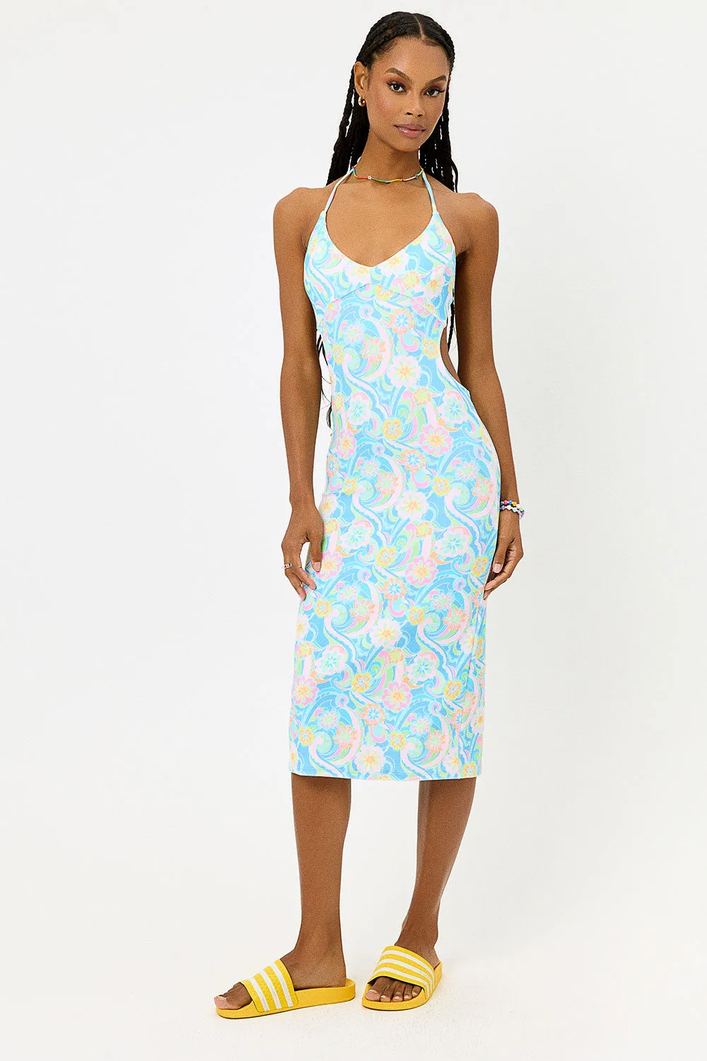 Benatar Terry Halter Dress - Sunshower sold by Frankie's Bikinis product image thumbnail 5