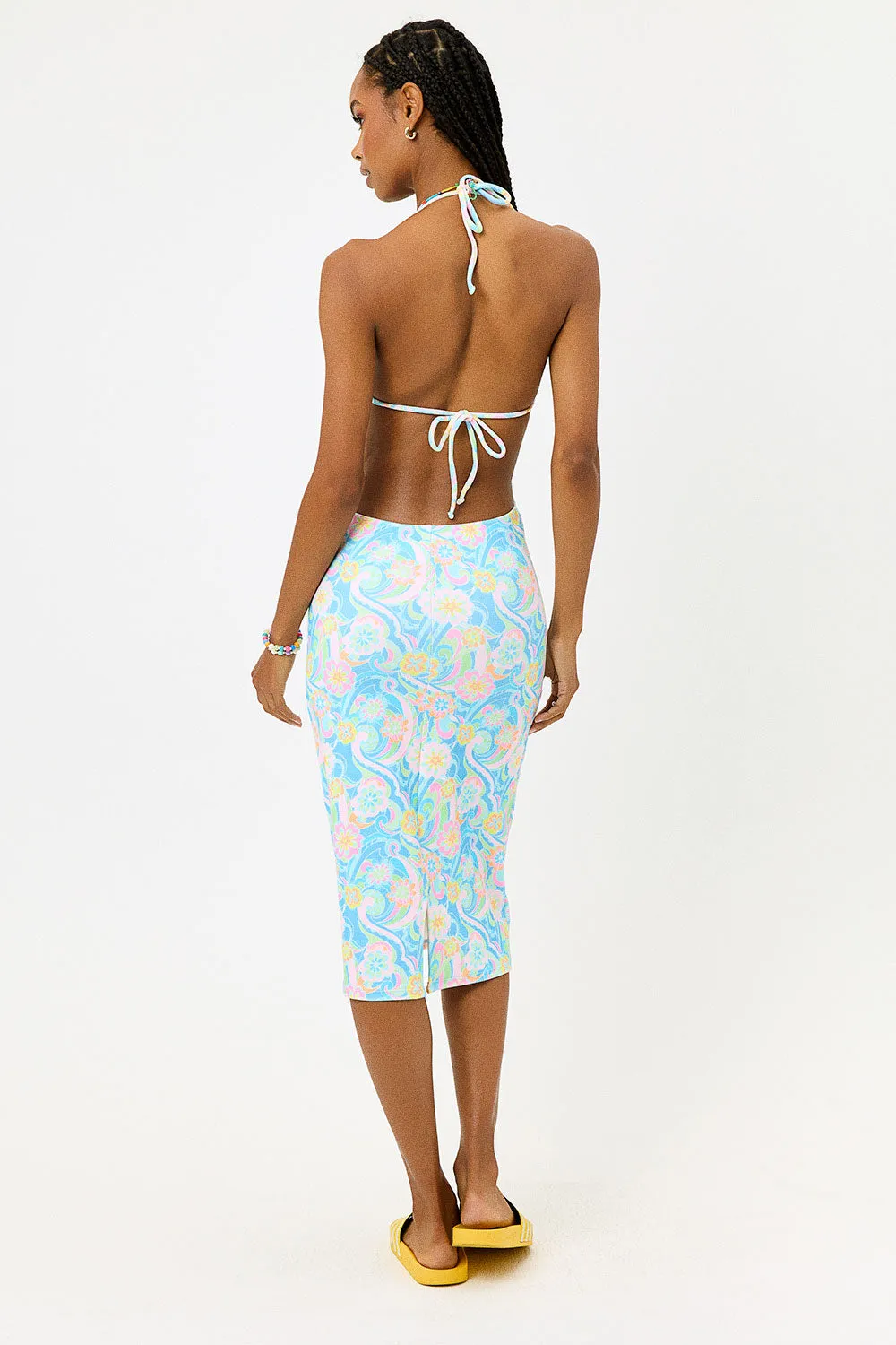 Benatar Terry Halter Dress - Sunshower sold by Frankie's Bikinis product image thumbnail 4
