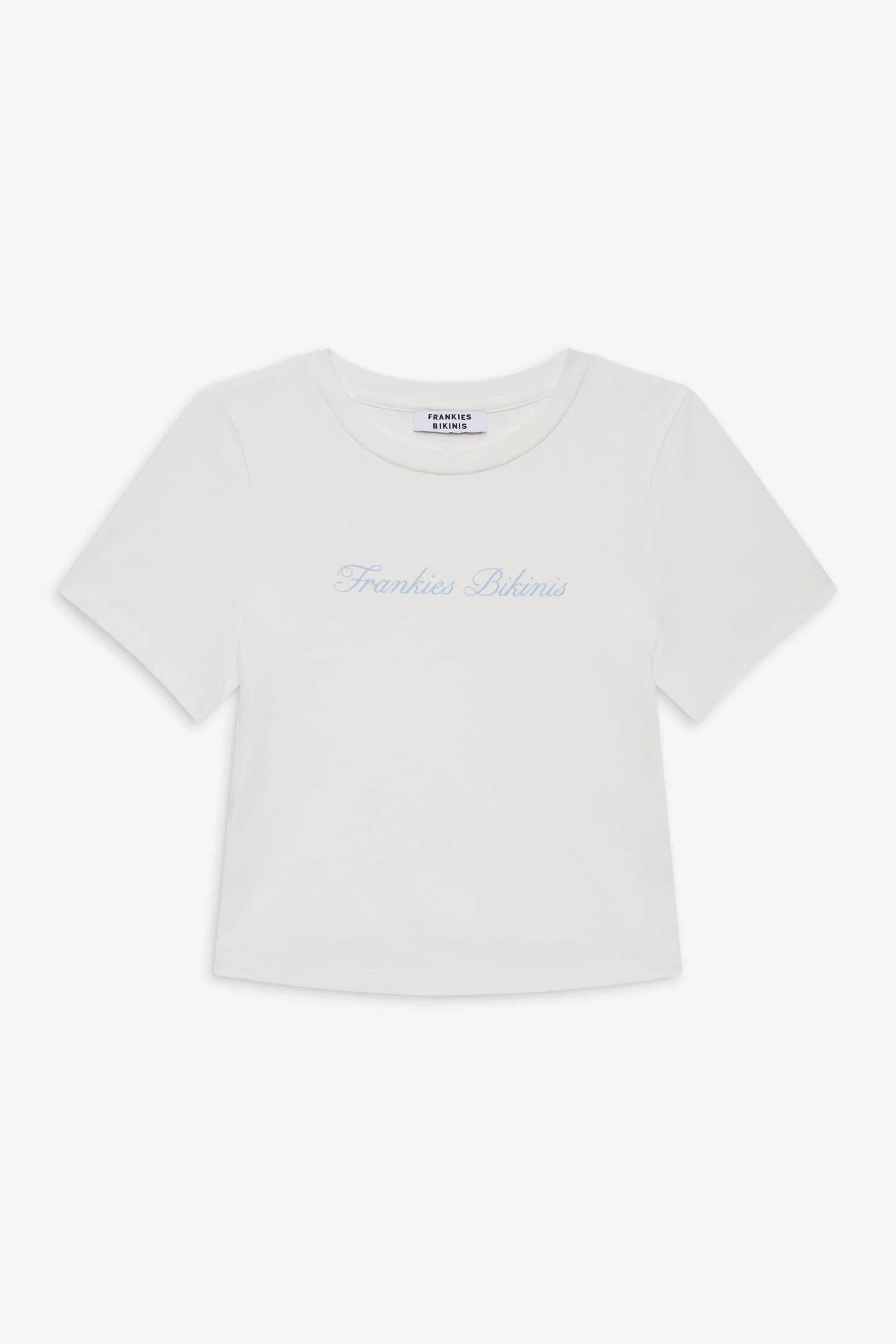 Collins Cropped T Shirt - White sold by Frankie's Bikinis product image thumbnail 3