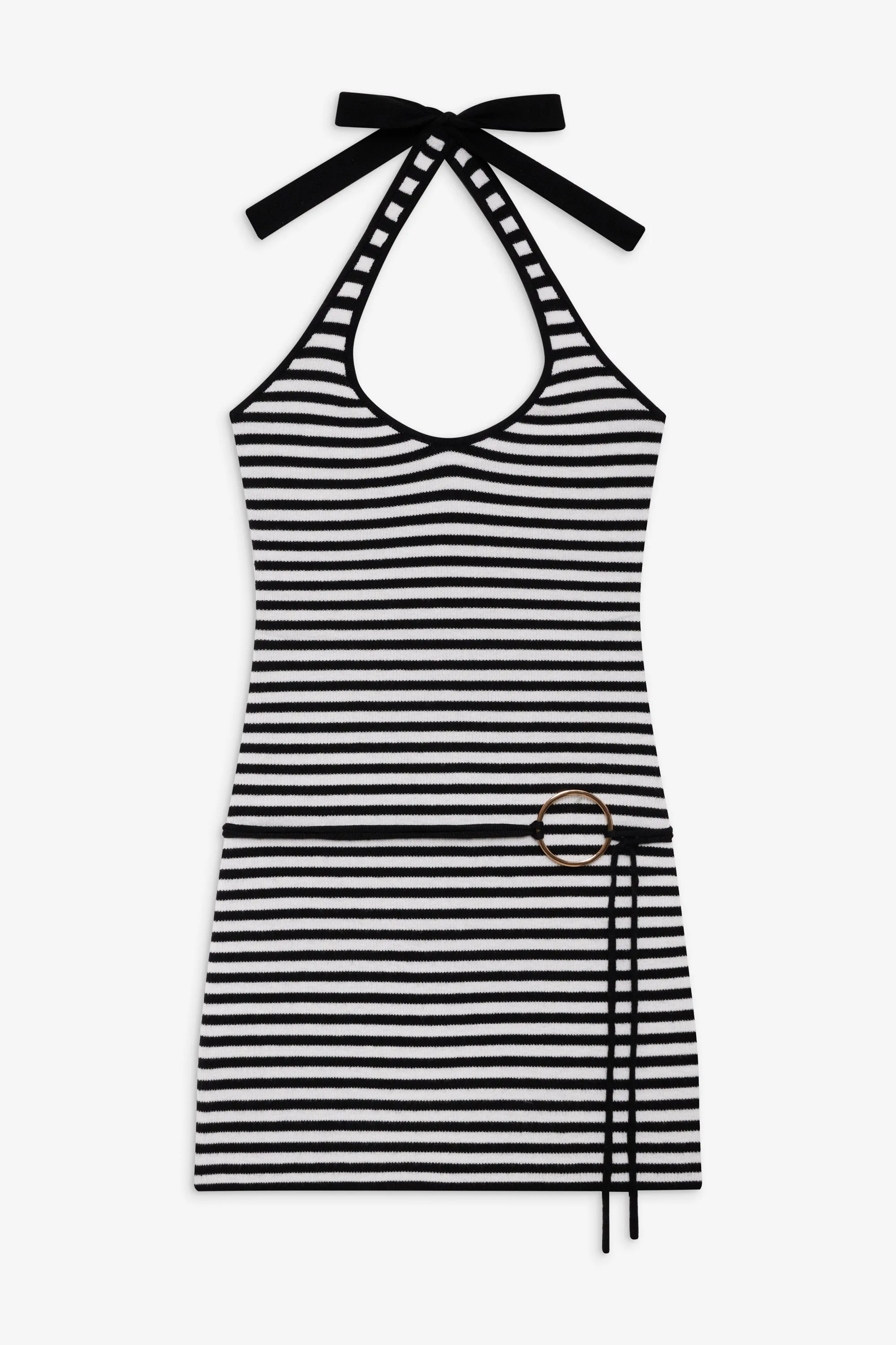 Dolly Knit Mini Dress - Jet Stripe sold by Frankie's Bikinis product image thumbnail 3