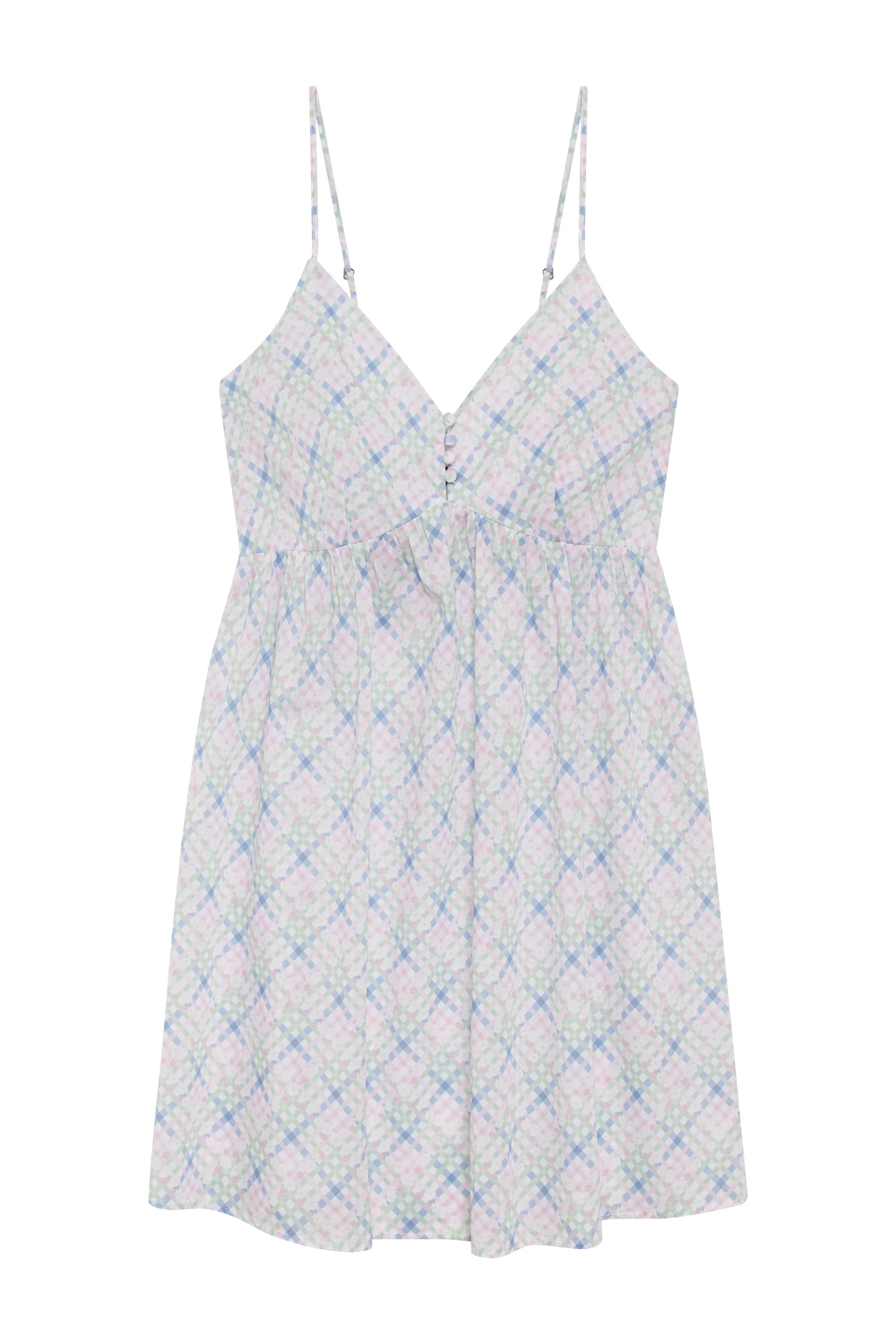 Airy Poplin Mini Dress - Cottage Meadow sold by Frankie's Bikinis product image thumbnail 3