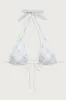 Diana Halter Bikini Top - Cottage Meadow sold by Frankie's Bikinis