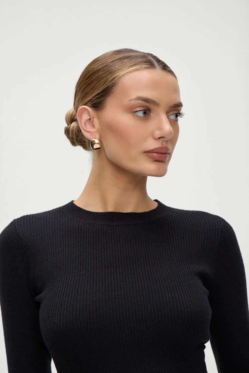 Riley Knit Sweater - Black sold by Frankie's Bikinis product image thumbnail 5