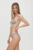 Paradise Micro Halter Bikini Top - Brown Sugar Stripe sold by Frankie's Bikinis