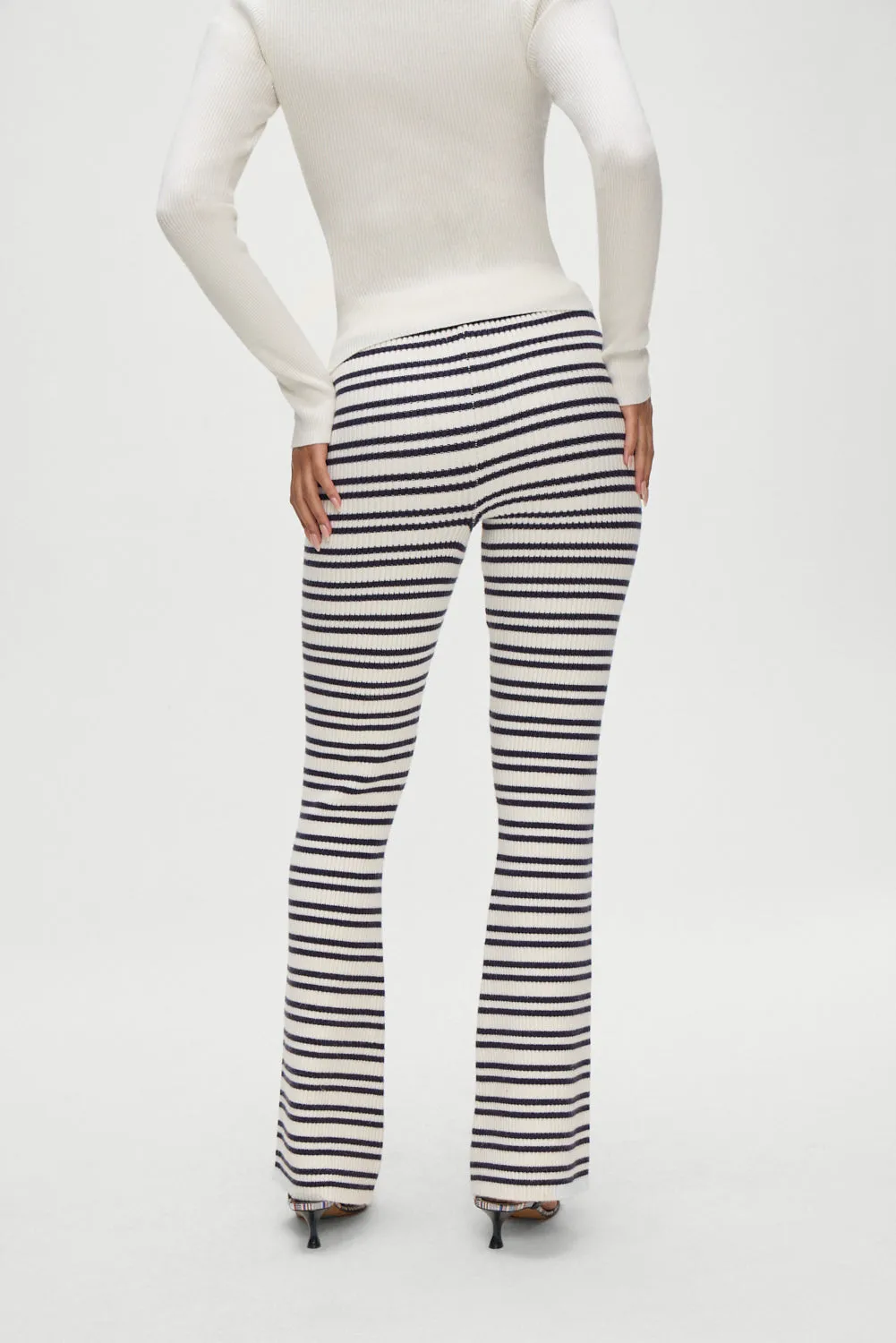 Camden Striped Knit Pants - Starlit Stripe sold by Frankie's Bikinis product image thumbnail 2