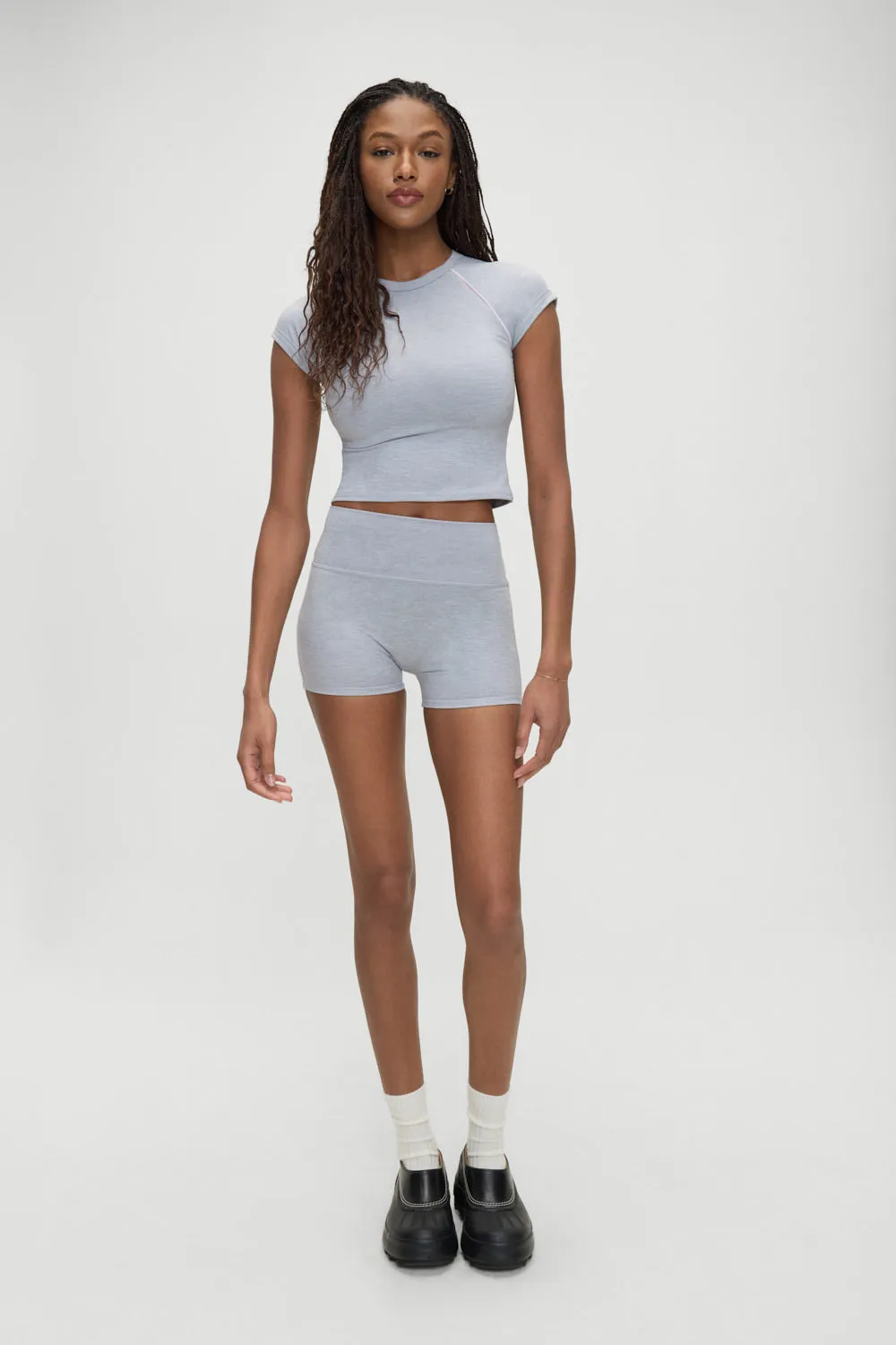 Track Star Cropped Tee - Sunset Match sold by Frankie's Bikinis product image thumbnail 3
