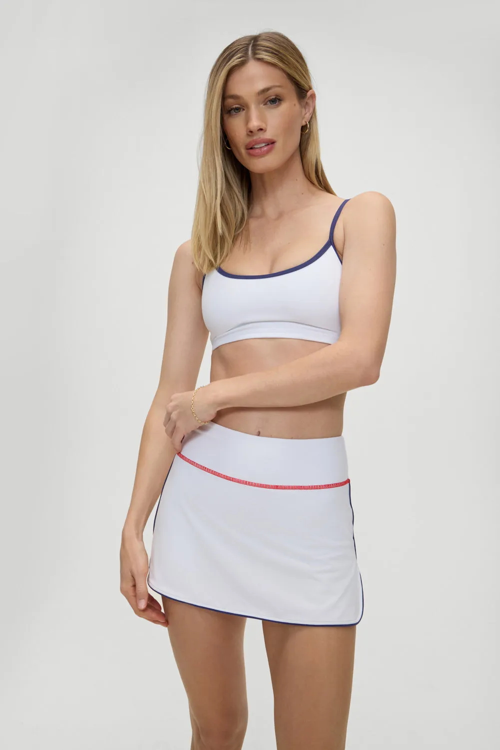 Court Mini Tennis Skort - Team Colors sold by Frankie's Bikinis product image thumbnail 3