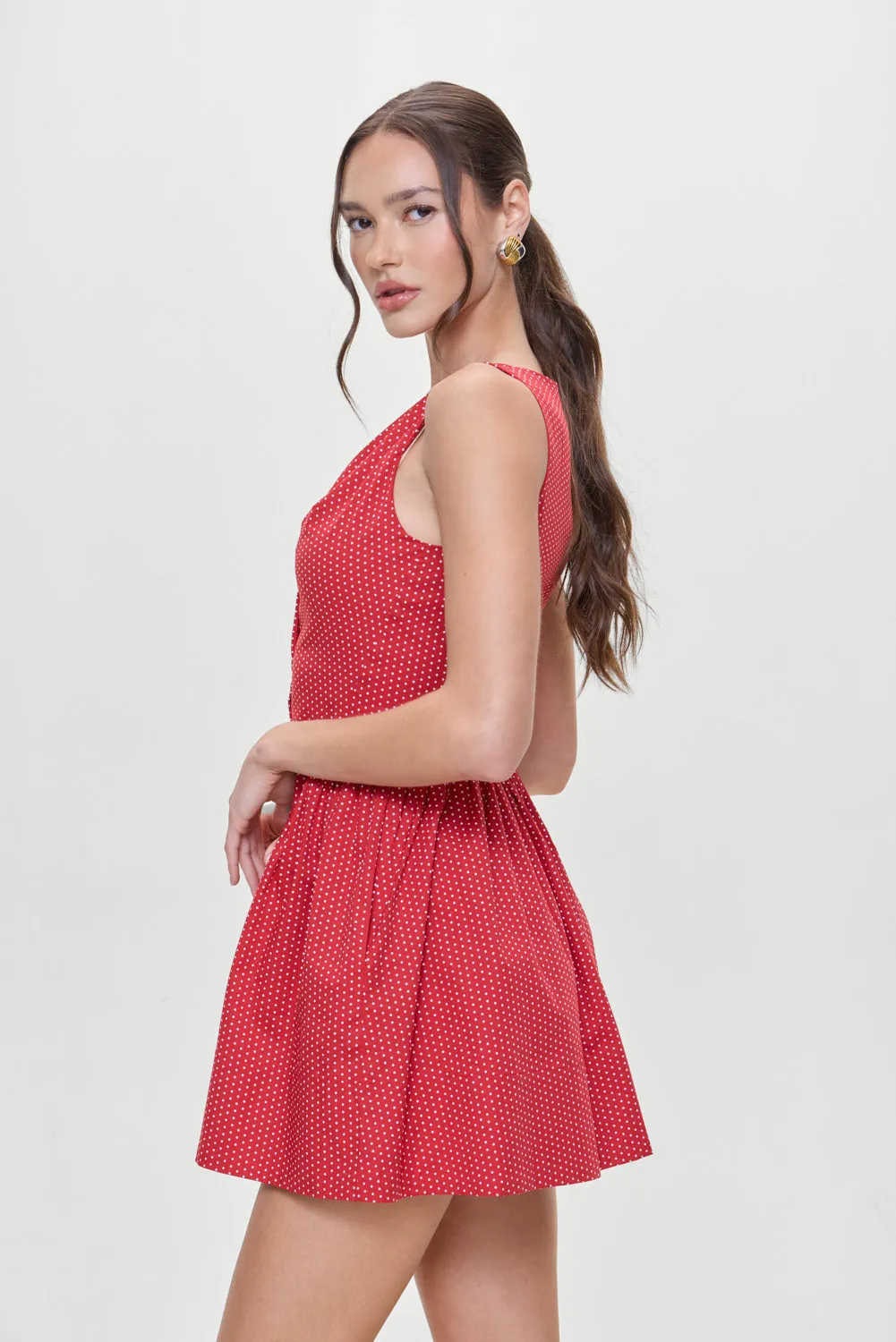 Charlotte Corset Mini Dress - Ladybug sold by Frankie's Bikinis product image thumbnail 3