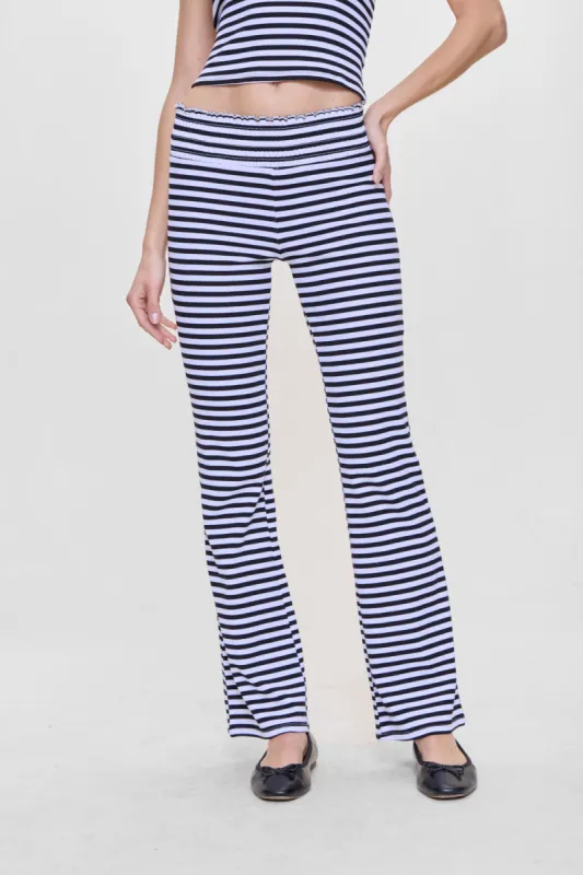 Bambi Striped Flare Pants - Silhouette Stripe sold by Frankie's Bikinis