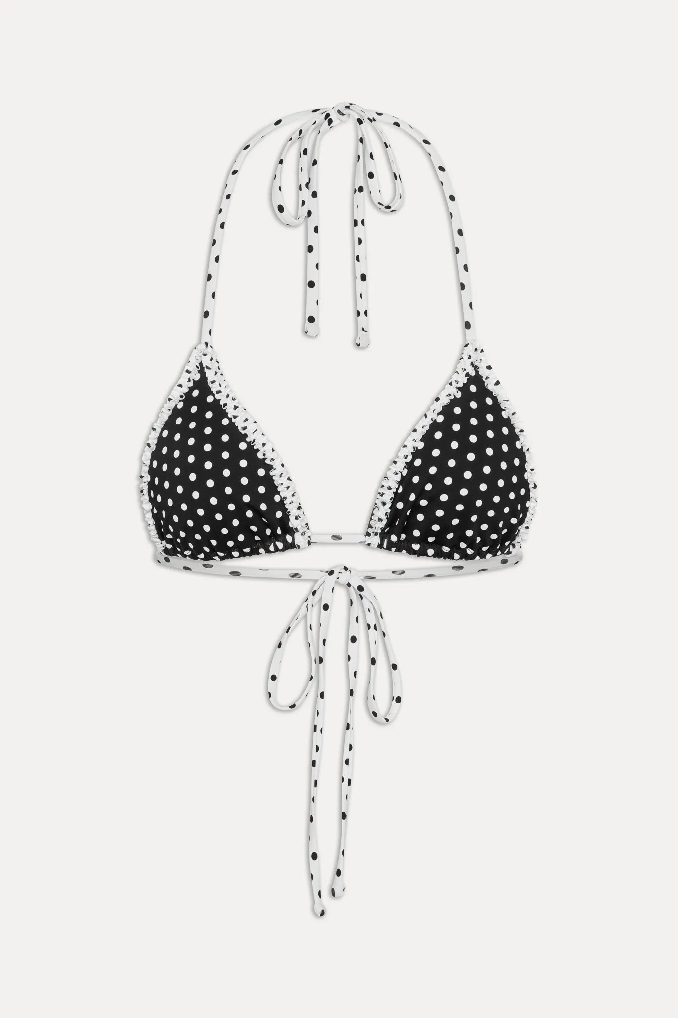 Nick Skimpy Triangle Bikini Top - Classic Polka Dot sold by Frankie's Bikinis product image thumbnail 3