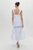 Eden Ruffle Maxi Dress - White sold by Frankie's Bikinis