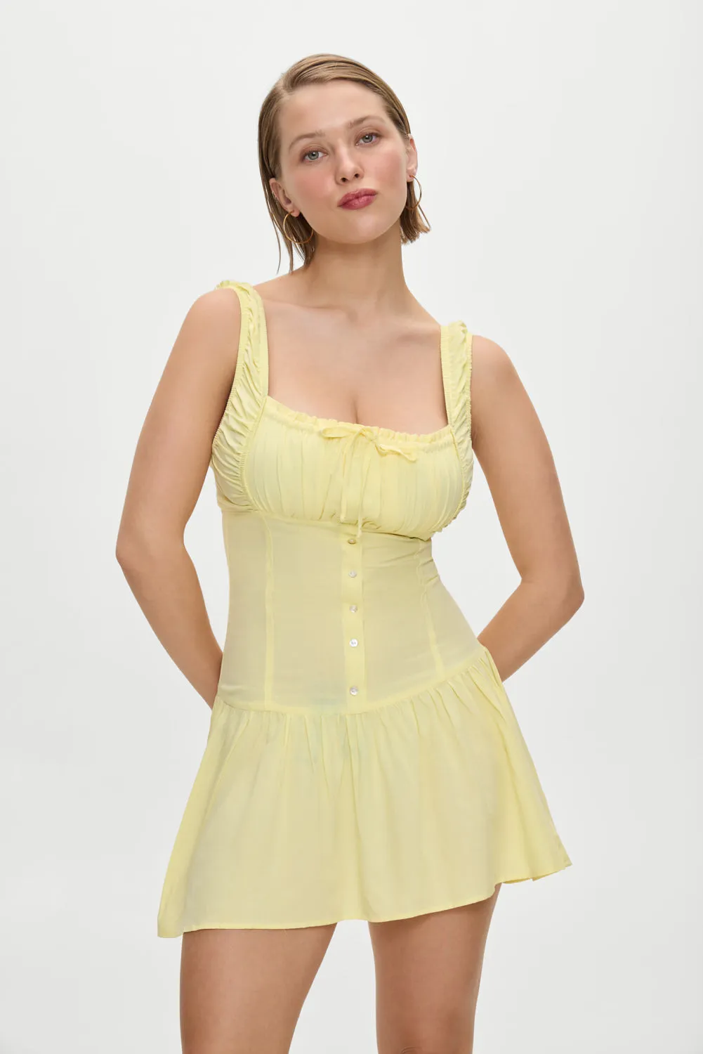 Christa Mini Dress - Sunflower sold by Frankie's Bikinis product image thumbnail 4