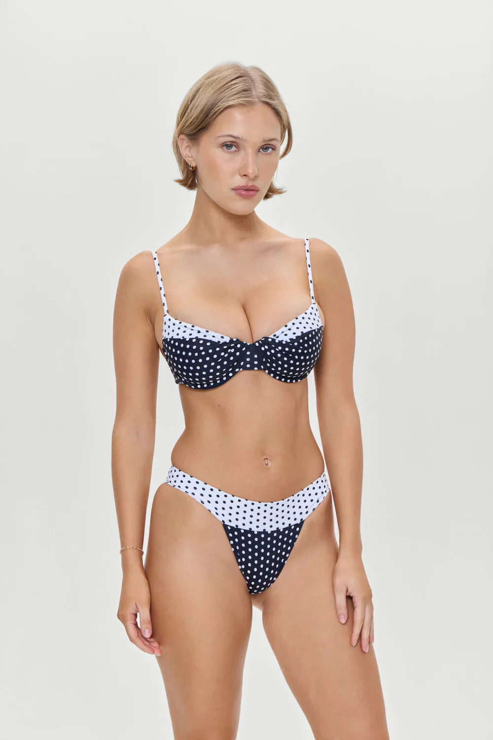 Nick Cheeky Bikini Bottom - Classic Polka Dot sold by Frankie's Bikinis product image thumbnail 2