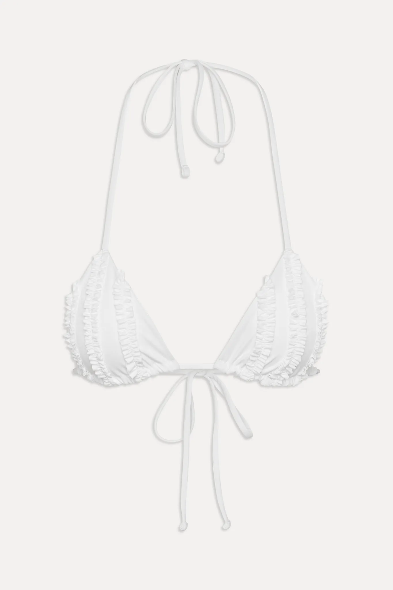 Nick Skimpy Triangle Bikini Top - Optic White sold by Frankie's Bikinis product image thumbnail 3