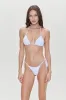 Divine Skimpy String Bikini Bottom - Optic White sold by Frankie's Bikinis